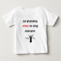 My grandma loves to sing soprano