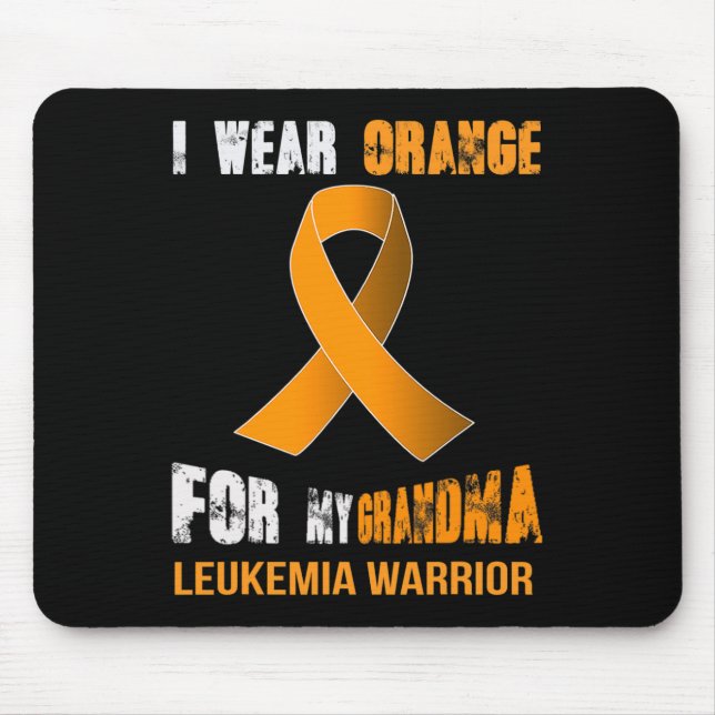 MY GRANDMA - MY LEUKEMIA WARRIOR  MOUSE PAD (Front)