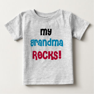 My Grandma Rocks Baby T-Shirt
