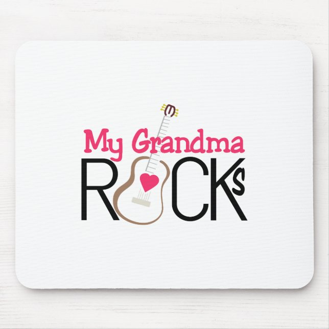 My Grandma Rocks Mouse Pad (Front)