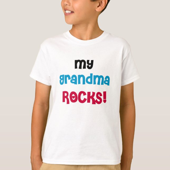 My Grandma Rocks T-Shirt (Front)