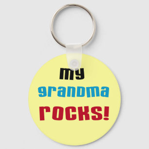 My Grandma Rocks T-shirts and Gifts Key Ring