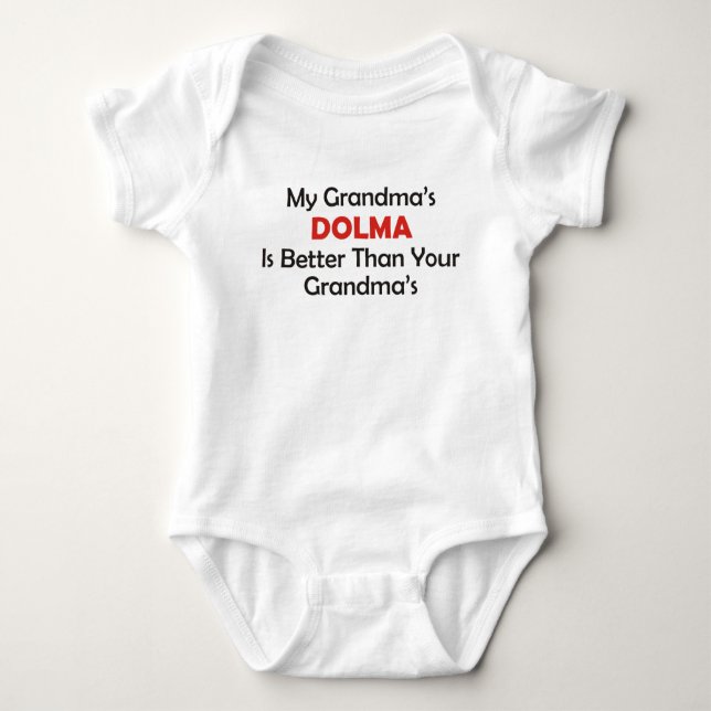 My Grandma's Dolma Is Better Than Your Grandma's Baby Bodysuit (Front)