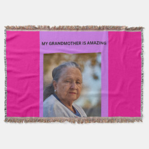 MY GRANDMOTHER IS AMAZING THROW BLANKET