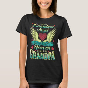 My Grandpa Is A Guardian Angel For Lost Grandpa In T-Shirt