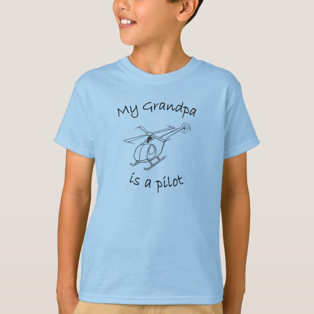 My Grandpa is a Pilot T-Shirt (Front)