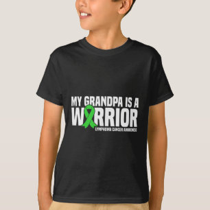 My Grandpa Is A Warrior Lymphoma Cancer Awareness  T-Shirt