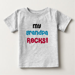 My Grandpa Rocks Baby T-Shirt