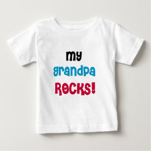 My Grandpa Rocks Baby T-Shirt