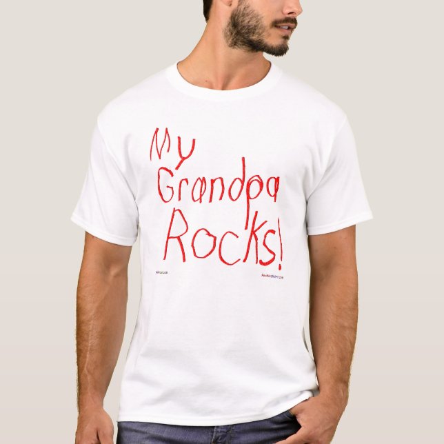 My Grandpa Rocks! T-shirt (Front)