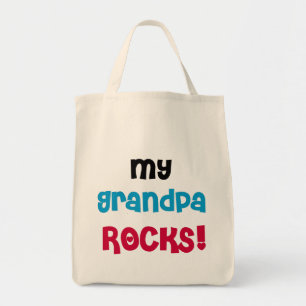 My Grandpa Rocks Tshirts and Gifts Tote Bag
