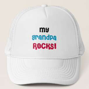 My Grandpa Rocks Tshirts and Gifts Trucker Hat