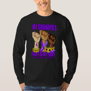 My Grandpa's Fight Is My Fight Homelessness Awaren T-Shirt