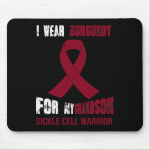 MY GRANDSON - MY SICKLE CELL WARRIOR MOUSE PAD
