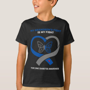 My Grandson's Fight Is My Fight Type 1 Diabetes Aw T-Shirt