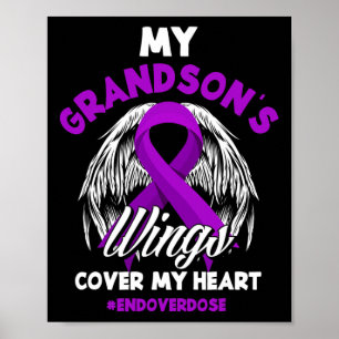 My Grandson's Wings Cover My Heart End Overdose 1 Poster