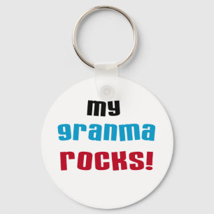 My Granma Rocks T shirts and Gifts Key Ring