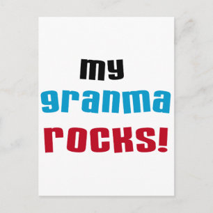 My Granma Rocks T shirts and Gifts Postcard