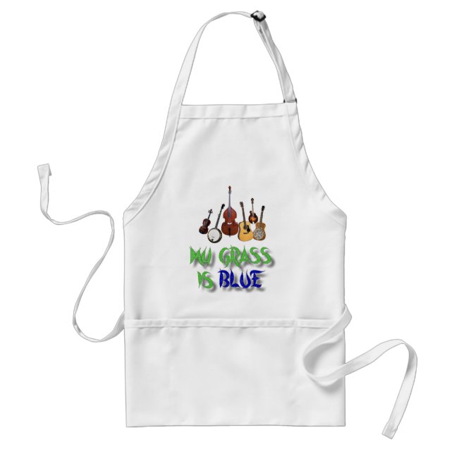 MY GRASS IS BLUE-APRON STANDARD APRON (Front)
