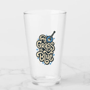 My Grass Is Blue Bluegrass Folk Music Glass