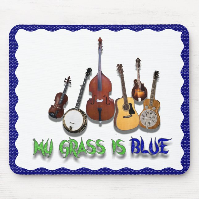 MY GRASS IS BLUE-MOUSEPAD MOUSE PAD (Front)
