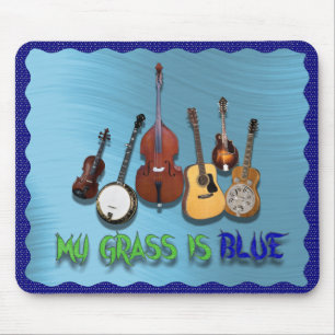 MY GRASS IS BLUE-MOUSEPAD MOUSE PAD