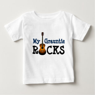 "My Grauntie Rocks!" Baby T-Shirt