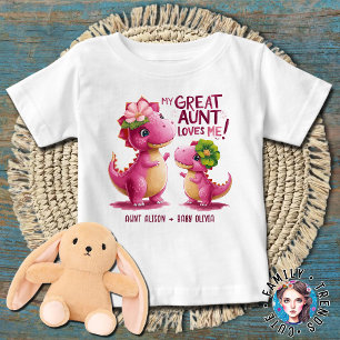 My Great Aunt Loves Me Baby T-Shirt