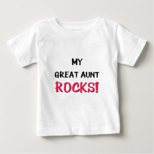 My Great Aunt Rocks Baby T-Shirt