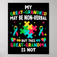 My Great-grandkid Autism Great Grandma Autism