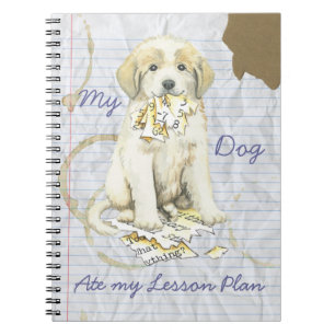 My Great Pyrenees Ate My Lesson Plan Notebook