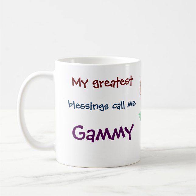 My Greatest Blessings Call Me Gammy Coffee Mug (Left)
