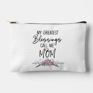 My Greatest Blessings Call Me Mum Accessory Pouch