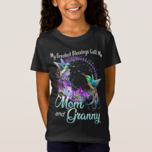My Greatest Blessings Call Me Mum And Granny Hummi T-Shirt