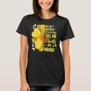 My Greatest Blessings Call Me Mum And Mamaw Mother T-Shirt