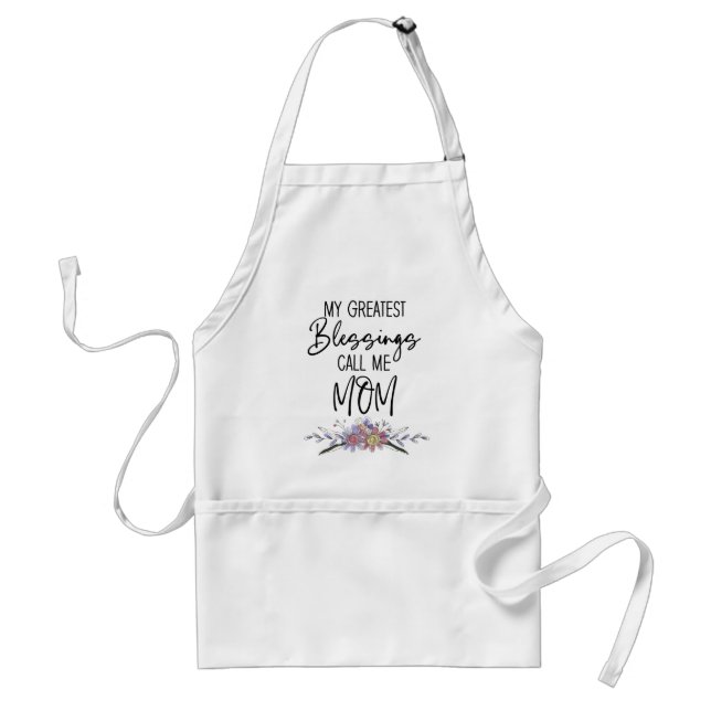 My Greatest Blessings Call Me Mum Standard Apron (Front)