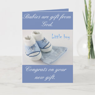 My Greeting Card Collection Boy baby shower