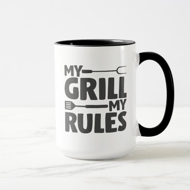 My Grill My Rules Mug (Right)