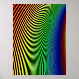 My Groovy Rainbow Poster