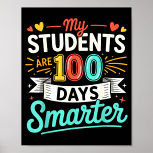 My Groovy Students 100 Days Smarter Poster
