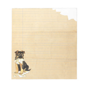 My GSD Ate My Homework Notepad