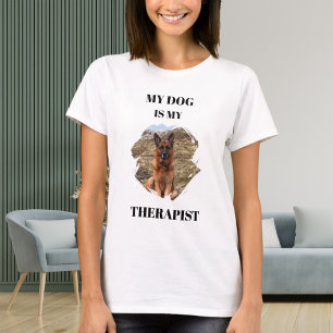My GSD dog is my therapist photo T-Shirt