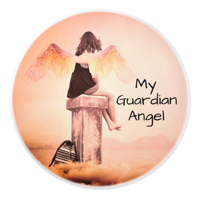 My Guardian Angel Ceramic Pull (Front)