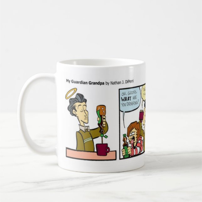 "My Guardian Grandpa" Energise Mug (Left)