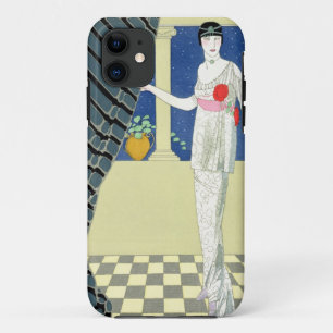 My Guests have not Arrived, illustration of a woma iPhone 11 Case
