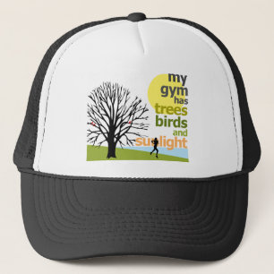 My Gym Has Trees Trucker Hat