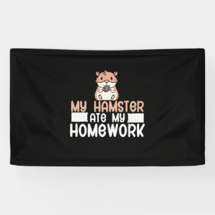 My Hamster Ate My Homework Banner