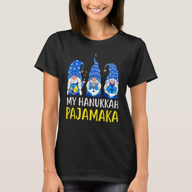 My Hanukkah Pajamakah  Chanukah Pajamas PJs T-Shirt (Front)
