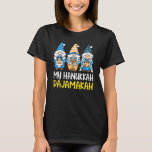 My Hanukkah Pajamakah Gnome Chanukah Pyjamas Wome T-Shirt