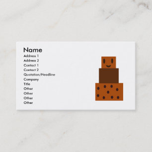 My Happy Chocolate Cake Business Card